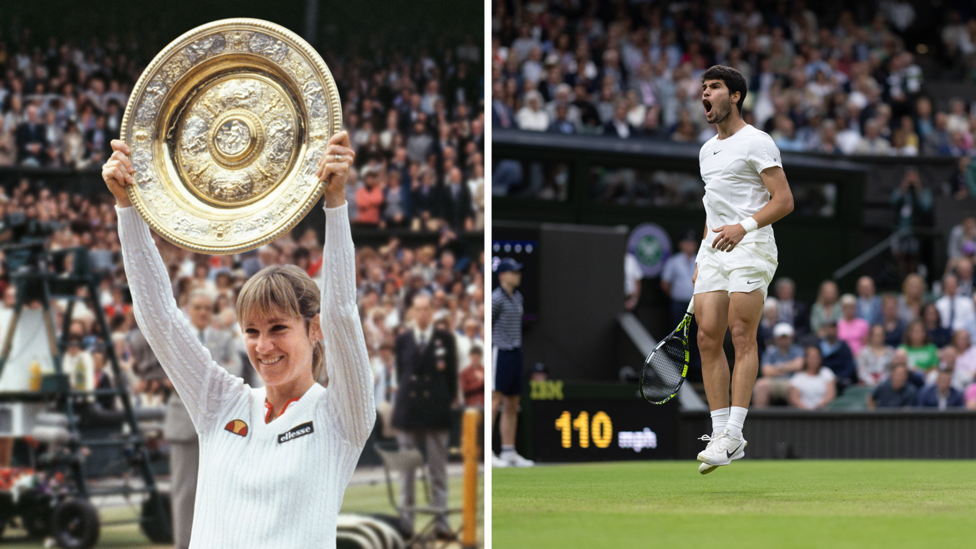 Chris Evert and Carlos Alcaraz - Hung Cheong