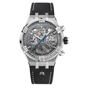 Maurice Lacroix Aikon Skeleton Chronograph AI6098-SS001-090-1 - Hung Cheong Jewellery & Watch