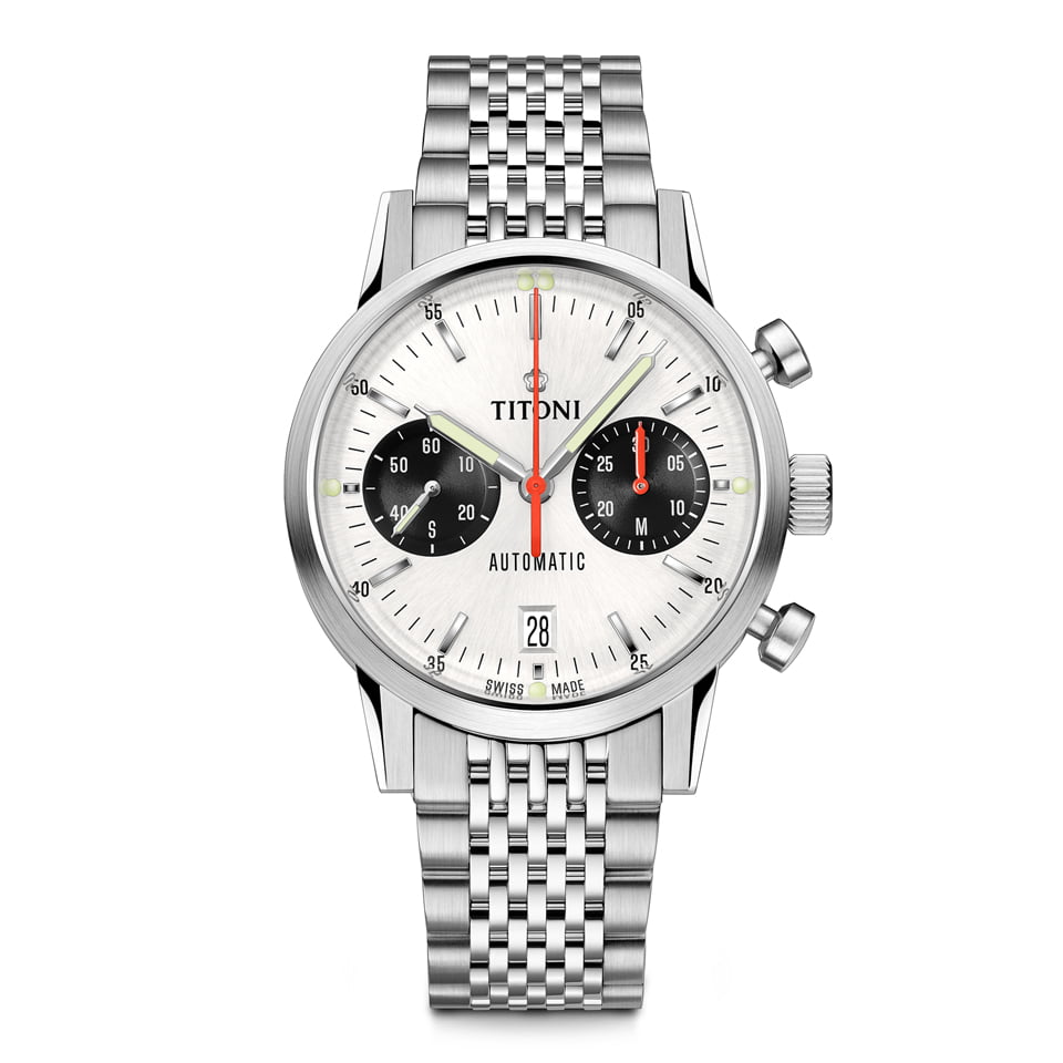 TITONI HERITAGE BICOMPAX CHRONOGRAPH 94020S-680