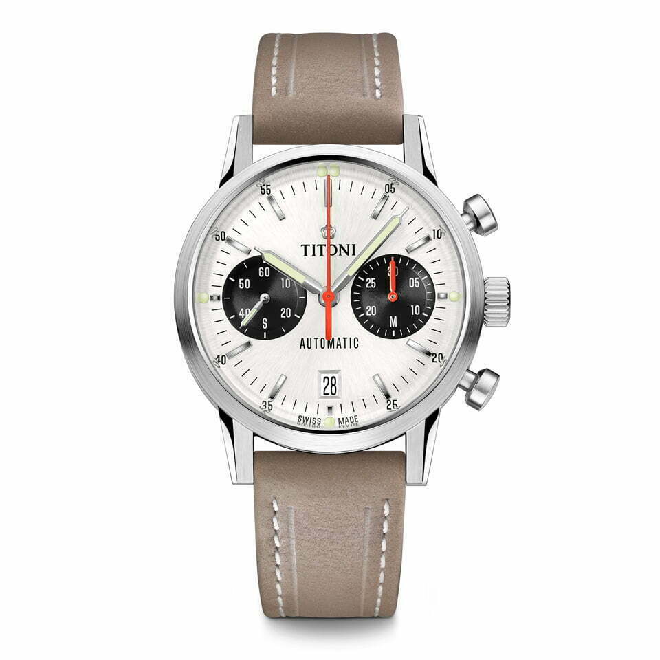 TITONI HERITAGE BICOMPAX CHRONOGRAPH 94020S-ST-680