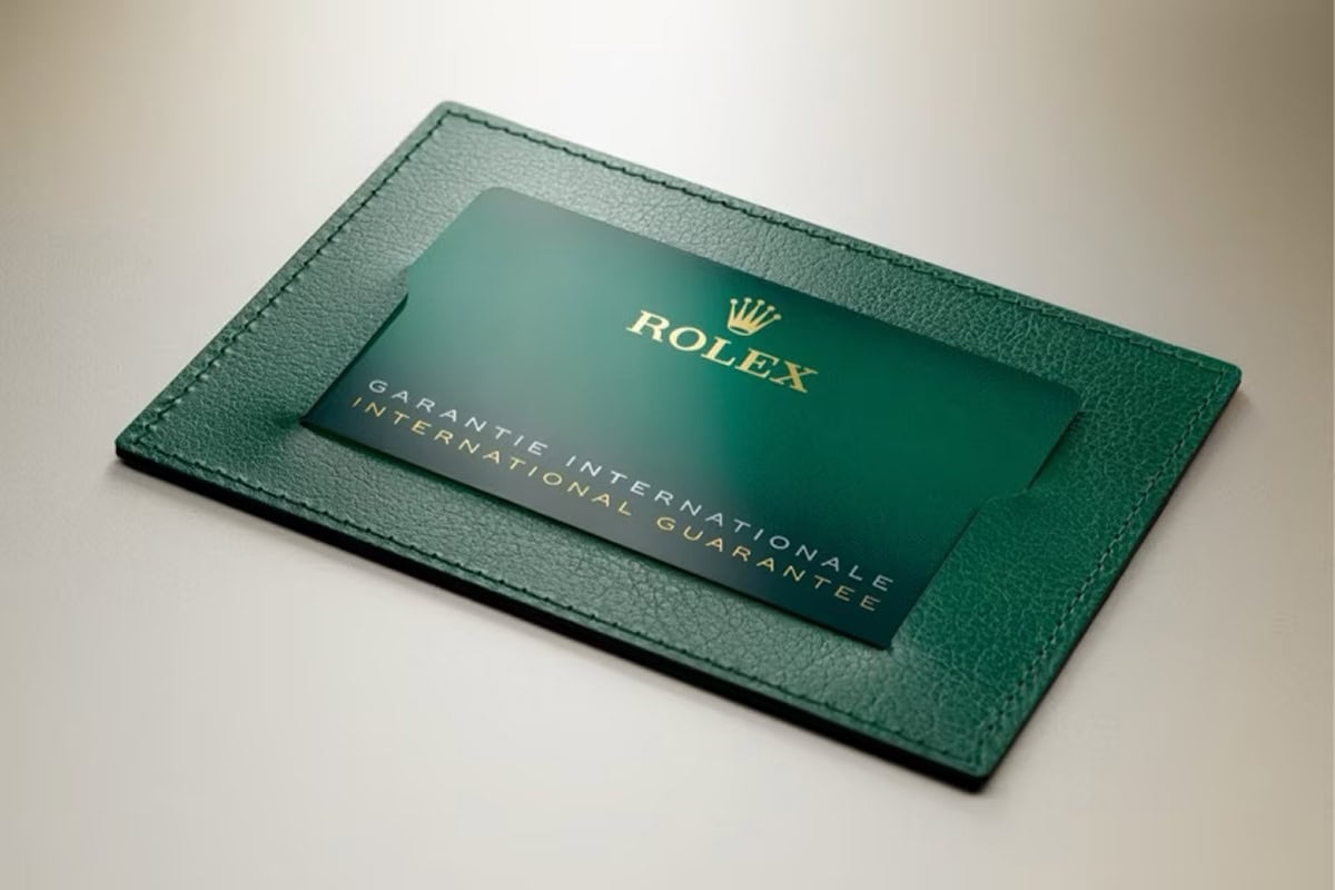 Rolex International Guarantee Card - Hung Cheong